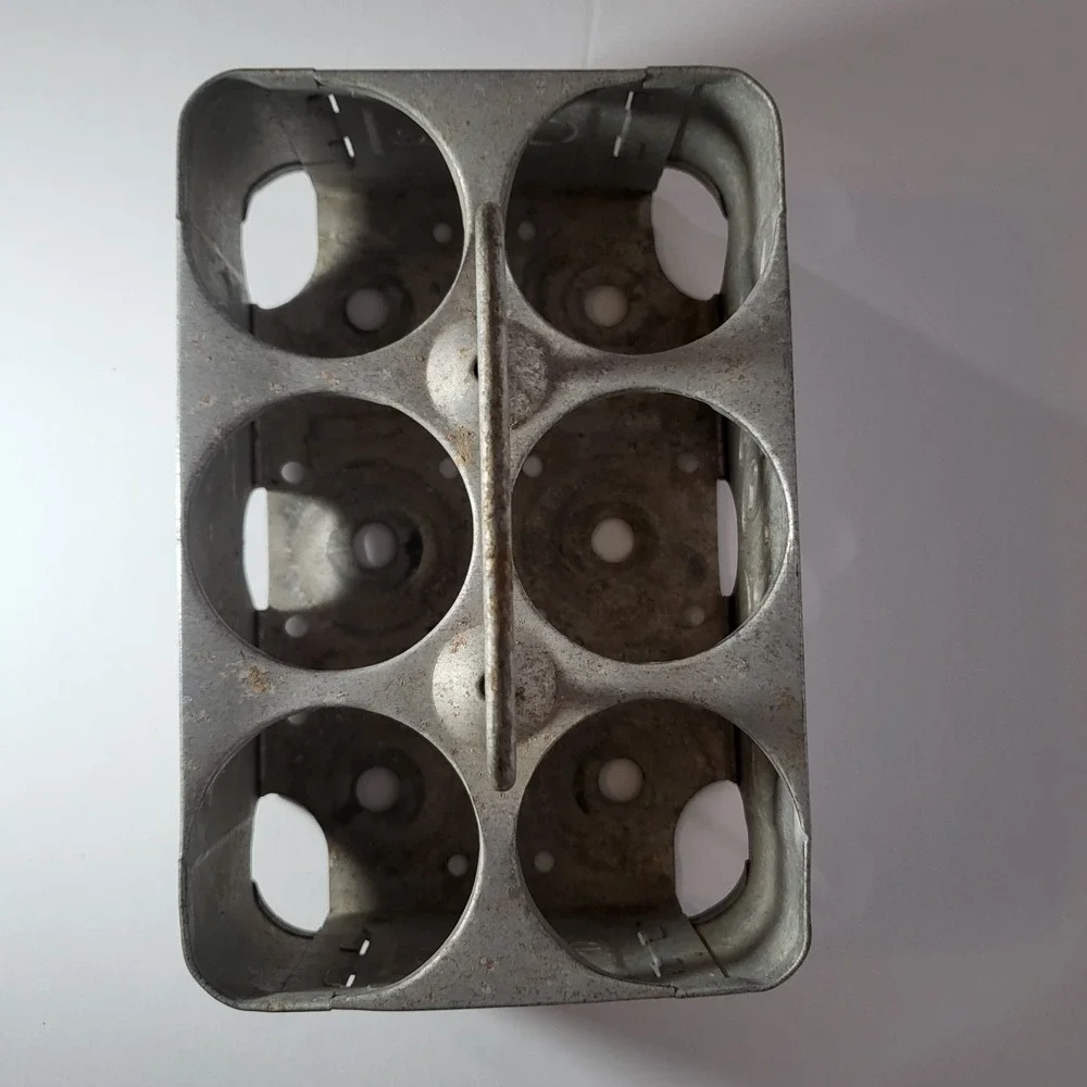 1950's Vintage Coca Cola Aluminum Carrier w/ Olympics Commemorative‎ Bottles